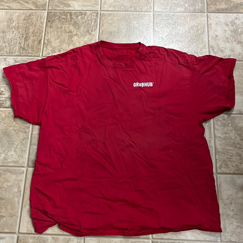 Red Grubhub T shirt 3XL